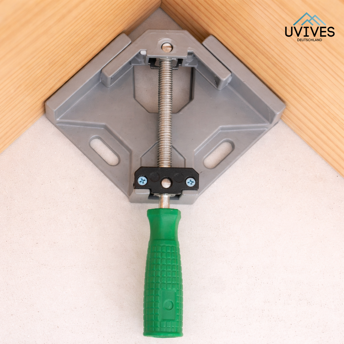 AngleFixer – perfekte 90° Ecken jedes Mal mit starkem Spannklemme – Uvives