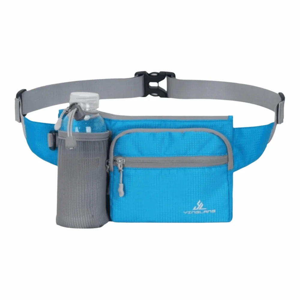 Umwandelbare Hüft-/Brusttasche | Wasserdichtes Oxford-Material | Handytasche & Flaschenhalter | Reisesize