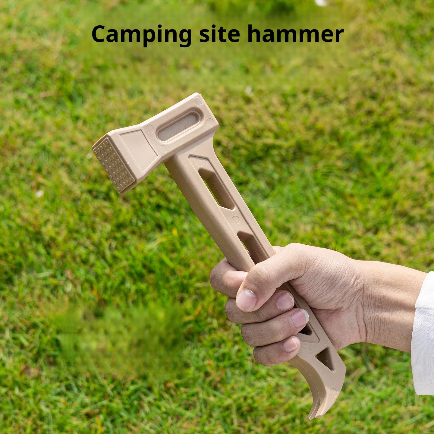 Campinghammer | Leichtes Klauen-Design | Stahlkopf & Komfortabler Griff