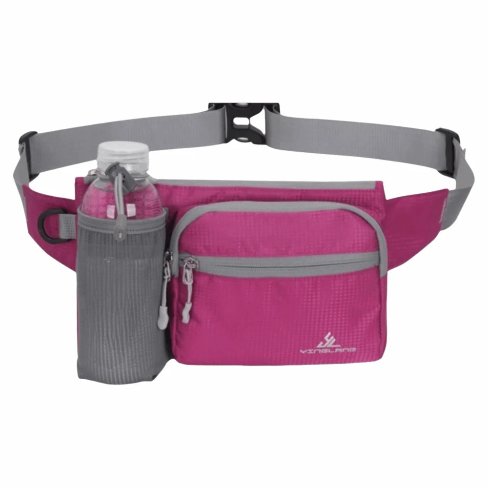 Umwandelbare Hüft-/Brusttasche | Wasserdichtes Oxford-Material | Handytasche & Flaschenhalter | Reisesize