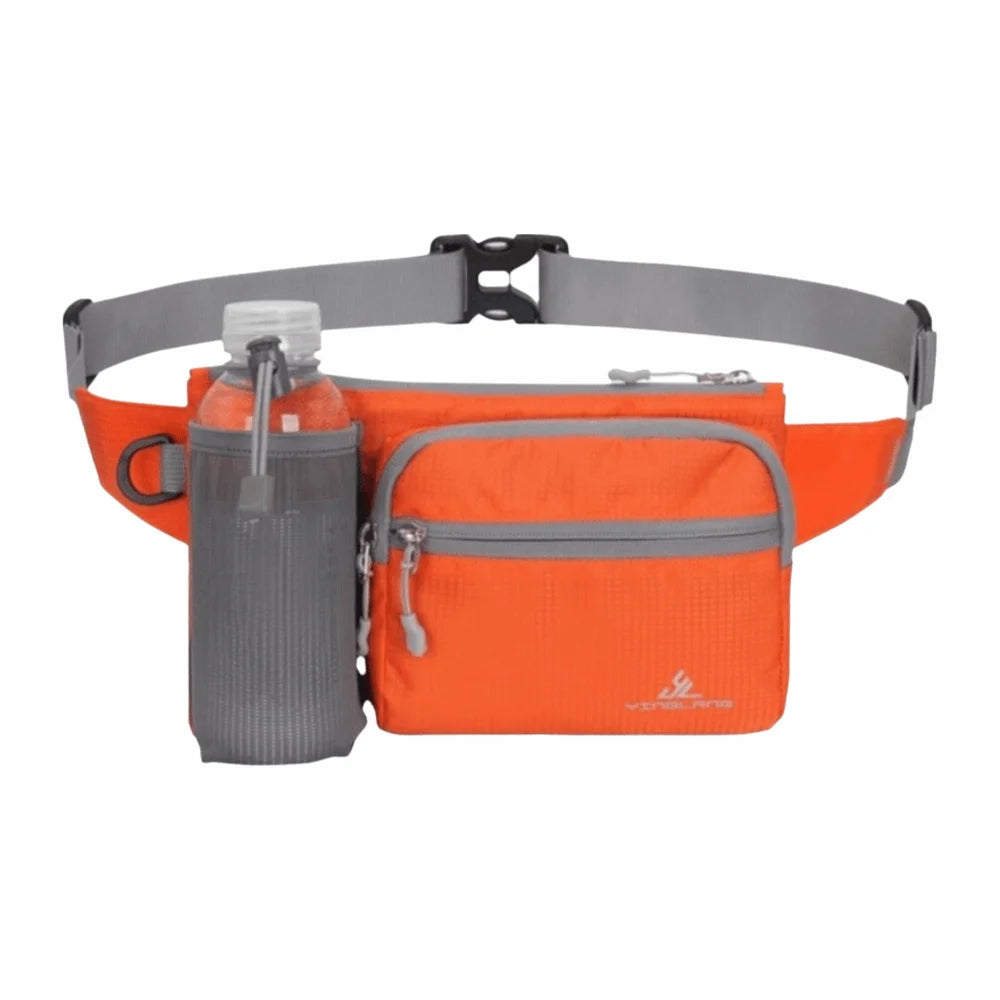 Umwandelbare Hüft-/Brusttasche | Wasserdichtes Oxford-Material | Handytasche & Flaschenhalter | Reisesize