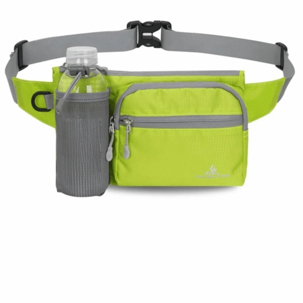 Umwandelbare Hüft-/Brusttasche | Wasserdichtes Oxford-Material | Handytasche & Flaschenhalter | Reisesize