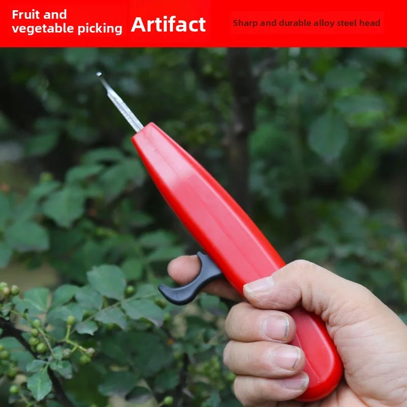 Obst- und Gemüseschere | Federbelasteter ergonomischer Griff | Klinge aus Edelstahl