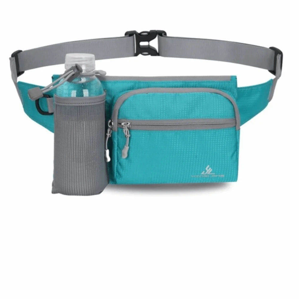 Umwandelbare Hüft-/Brusttasche | Wasserdichtes Oxford-Material | Handytasche & Flaschenhalter | Reisesize