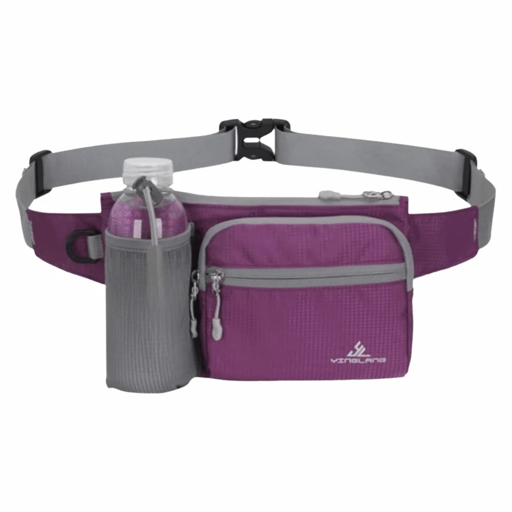 Umwandelbare Hüft-/Brusttasche | Wasserdichtes Oxford-Material | Handytasche & Flaschenhalter | Reisesize